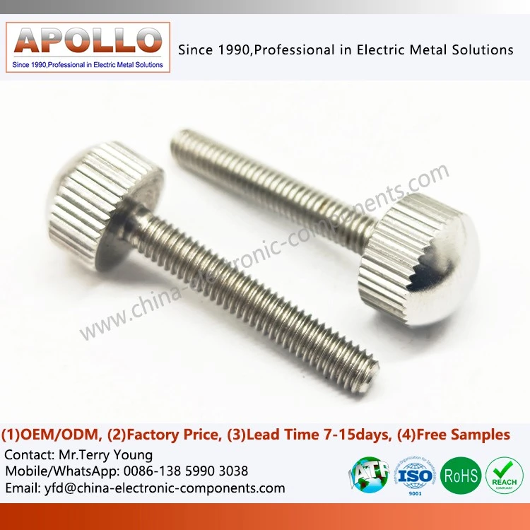 Knurled Round Head Thumb Screw
