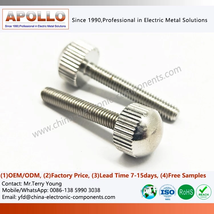 Knurled Adjusting Screw