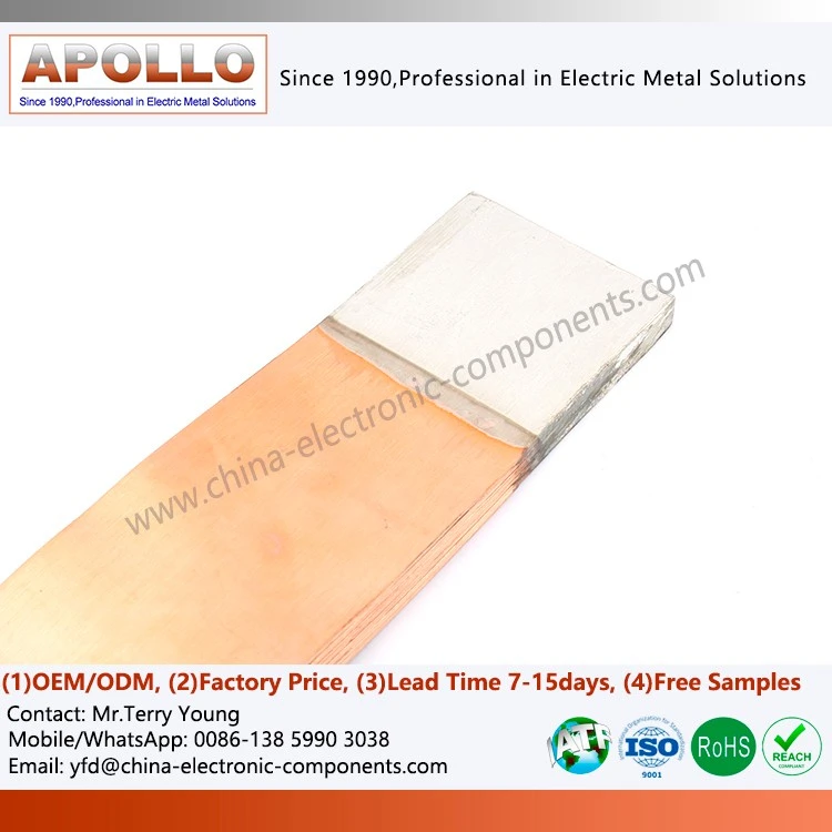 Press Welded Copper Foil Flexible Busbar Flexible