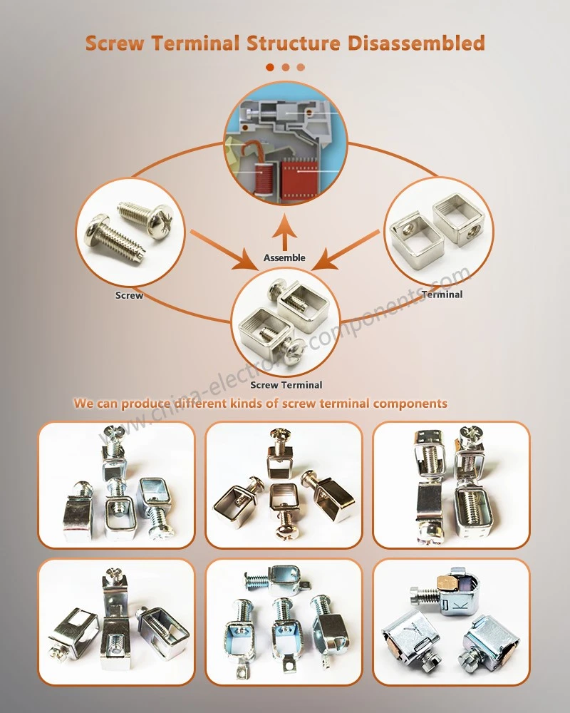 C45 Circuit Breaker Screw Terminal Structure Disassembled C45 Circuit Breaker Screw Terminal Structure Disassembled
