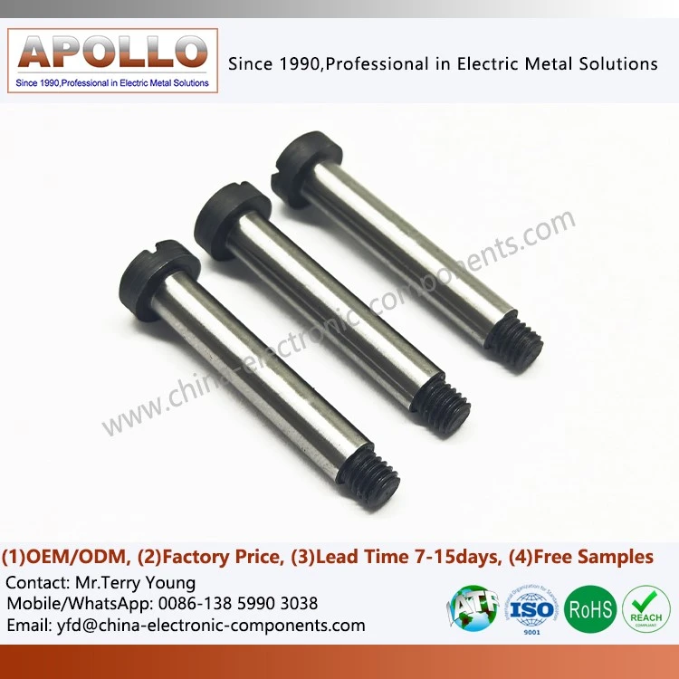 Slotted Head Knurled Step Pin Slotted Head Knurled Step Pin